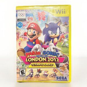 Nintendo Wii Mario & Sonic at the‎ London 2012 Olympic Games With Manual Tested